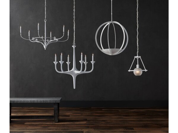 Albion White Chandelier - Image 3