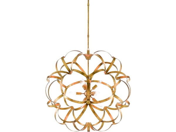 Sappho Gold Orb Chandelier - Image 3