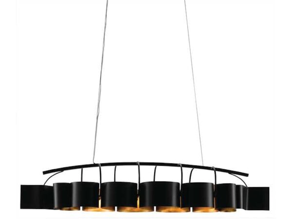Marchfield Black Rectangular Chandelier