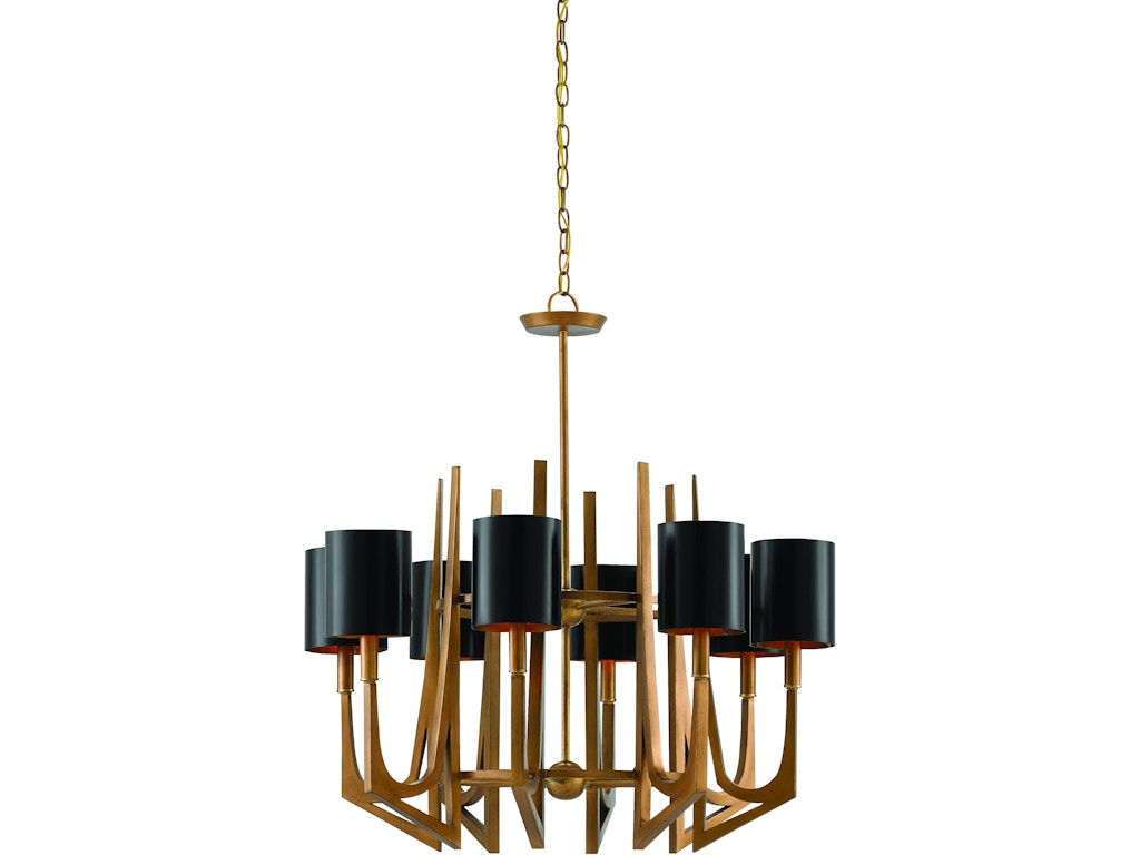 Umberto Brass Chandelier