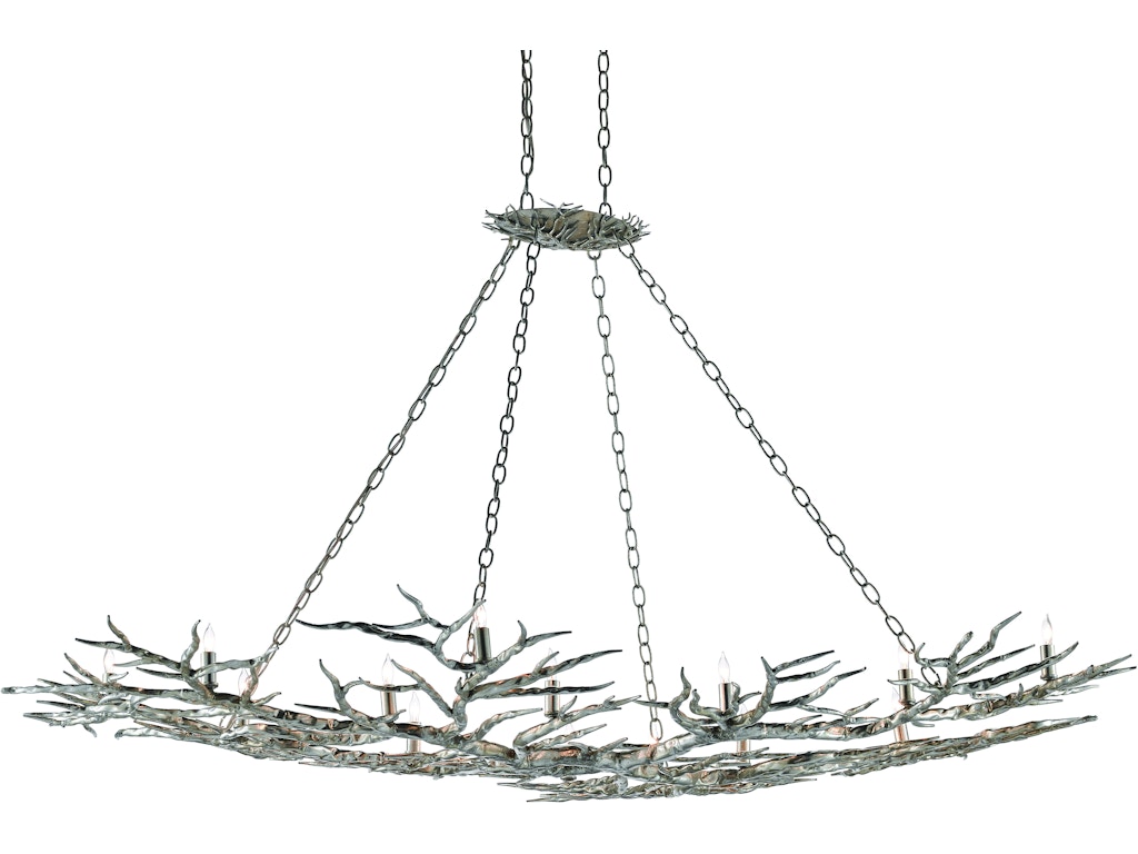 Rainforest Large Silver Chandelier