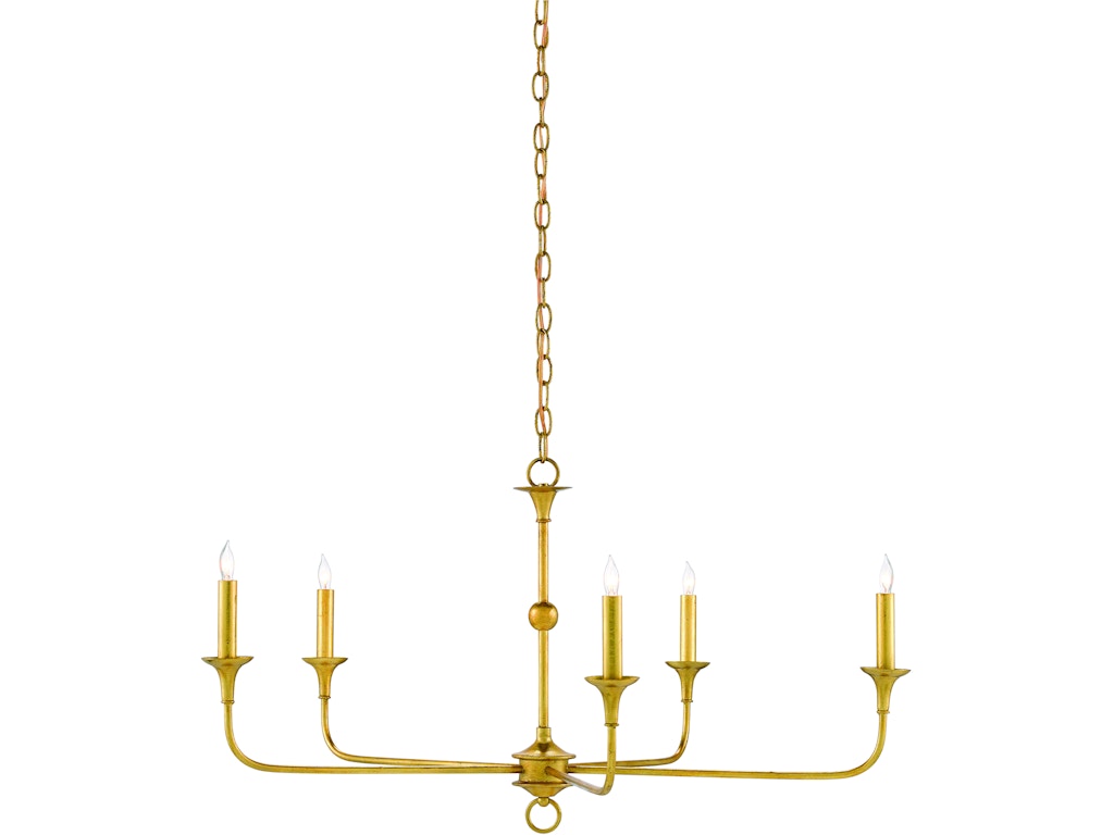 Nottaway Small Gold Chandelier