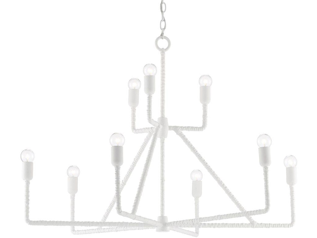 Trilling White Chandelier