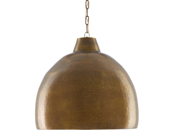 Earthshine Large Brass Pendant - Image 3