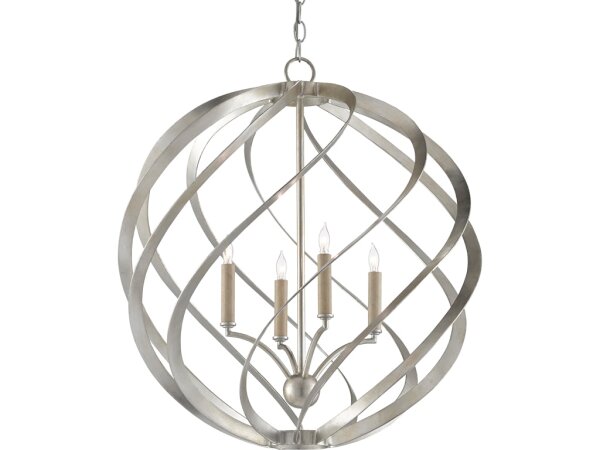 Roussel Silver Orb Chandelier - Image 2