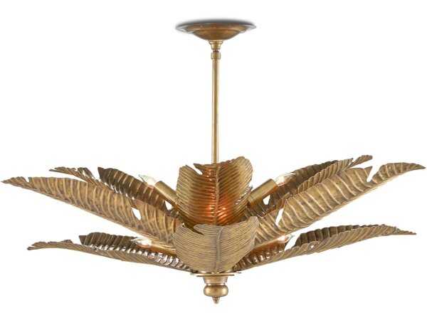 Tropical Gold Semi-Flush Mount - Image 2