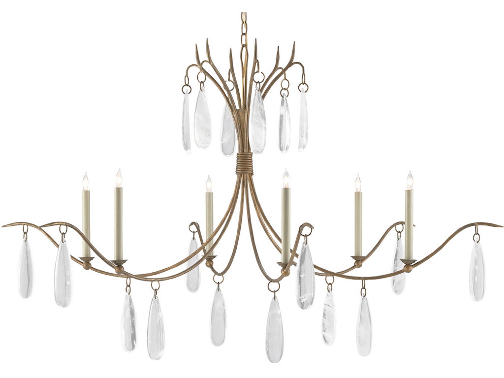 Marshallia Large Gold Chandelier