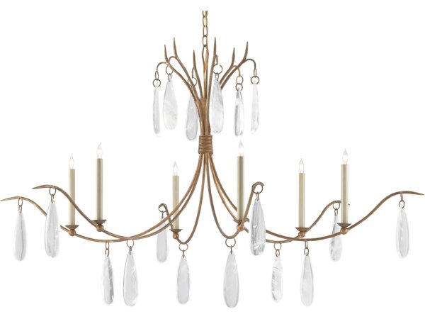 Marshallia Large Gold Chandelier - Image 2
