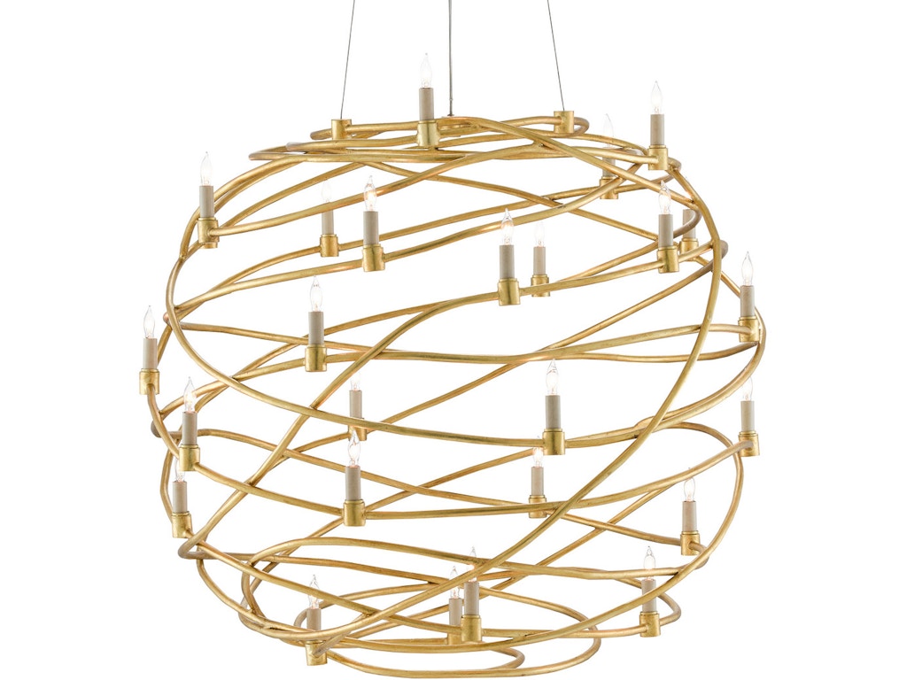 Franchette Gold Orb Chandelier