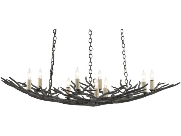 Rainforest Small Bronze Chandelier