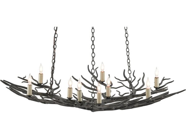 Rainforest Small Bronze Chandelier - Image 2