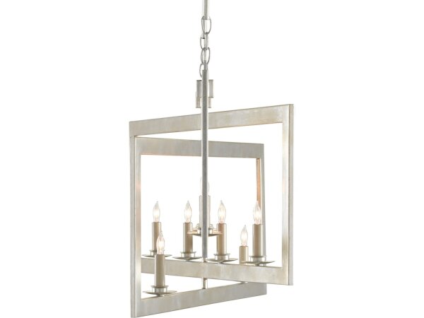 Middleton Rectangular Silver Chandelier - Image 3