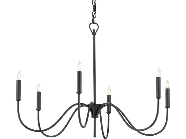 Tirrell Small Black Chandelier - Image 2