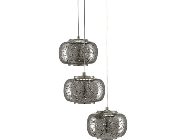 Pepper 3-Light Round Multi-Drop Pendant - Image 2