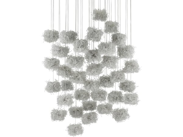 Birds Nest 36-Light Round Multi-Drop Pendant - Image 2