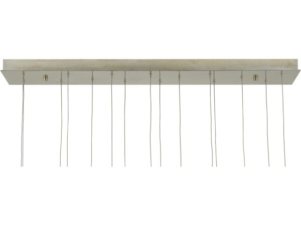 Glace Mirror 15-Light Linear Multi-Drop Pendant - Image 3