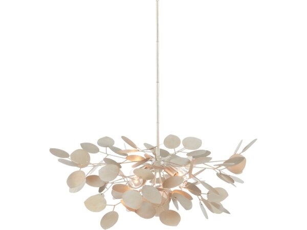 Lunaria Small Silver Chandelier - Image 3