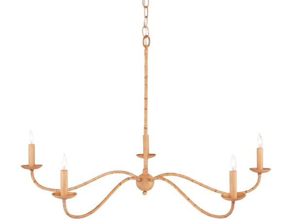 Saxon Small Tan Chandelier - Image 3