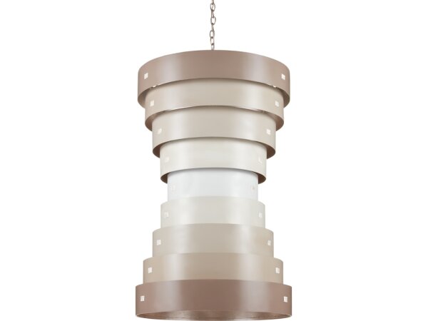 Graduation Large Taupe Chandelier - Image 2