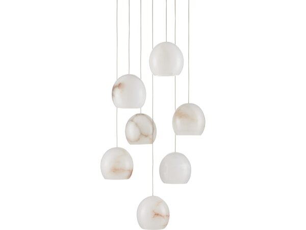 Lazio 7-Light Round Multi-Drop Pendant - Image 2