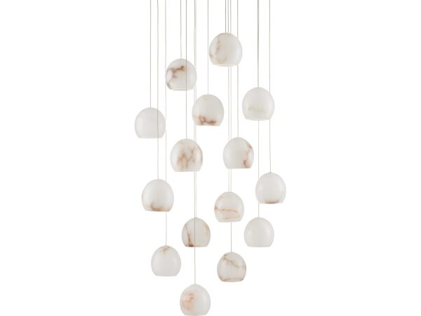 Lazio 15-Light Round Multi-Drop Pendant - Image 2