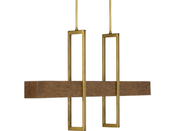 Tonbridge Chestnut Linear Chandelier - Image 2
