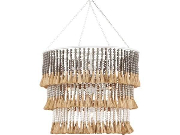 St. Barts Taupe Chandelier - Image 3