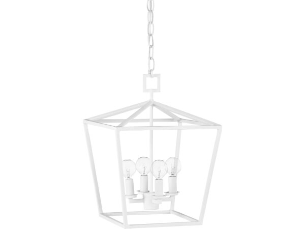 Denison Small White Lantern - Image 3