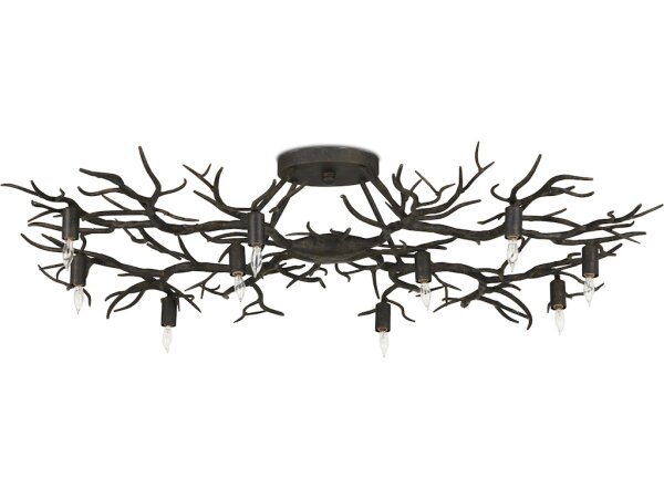 Rainforest Bronze Semi-Flush Mount - Image 3