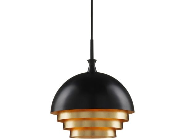 Salviati Large Black and Gold Pendant - Image 3