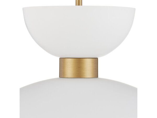 Zevio White Pendant - Image 4
