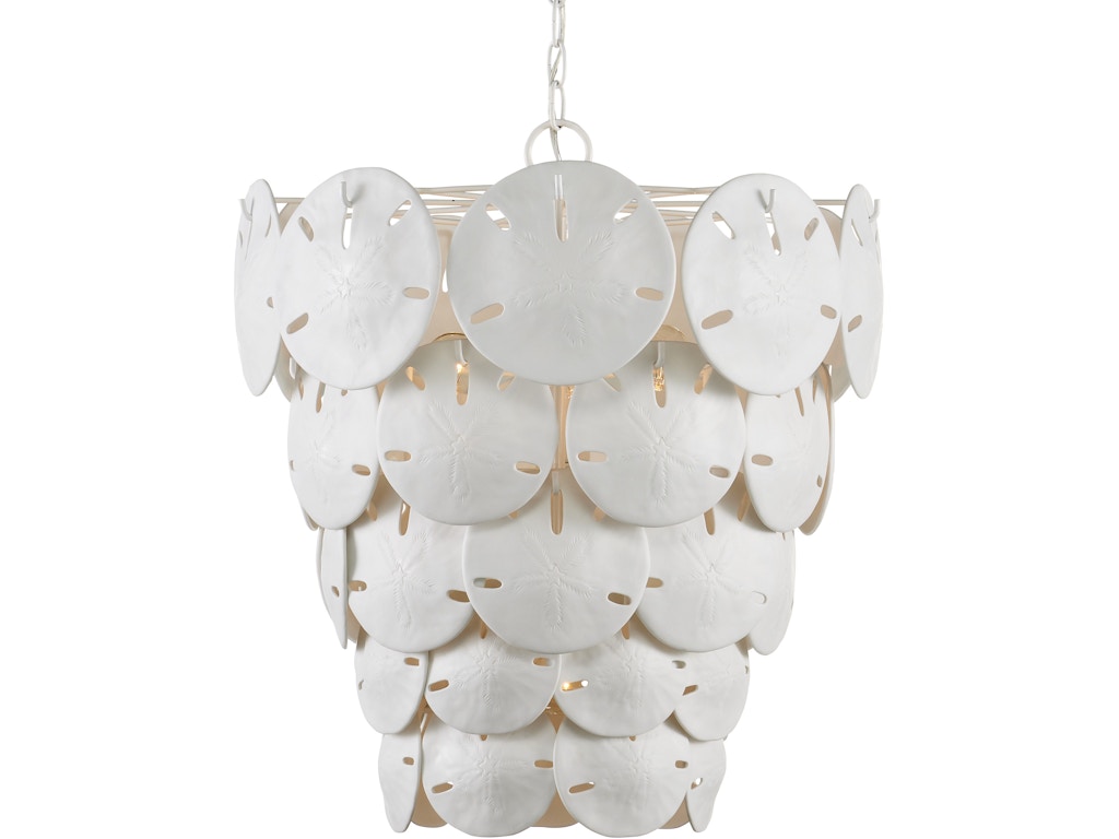 Tulum Large White Chandelier