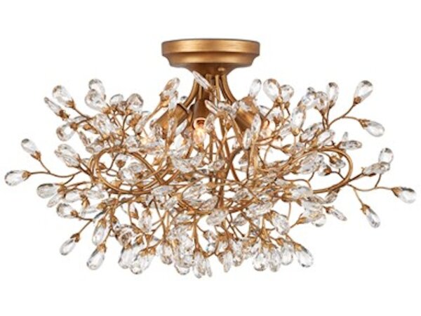 Crystal Bud Semi-Flush Mount - Image 3