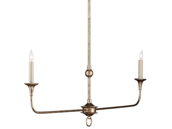 Nottaway Linear Bronze Chandelier - Image 3