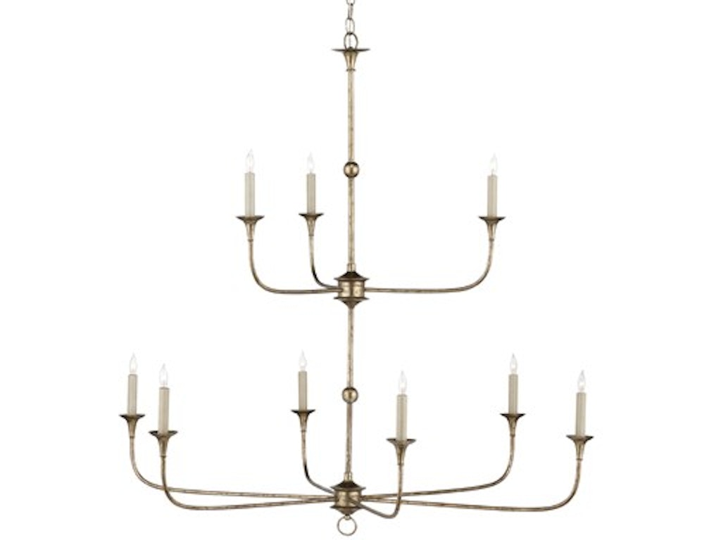 Nottaway Two-Tier Bronze Chandelier