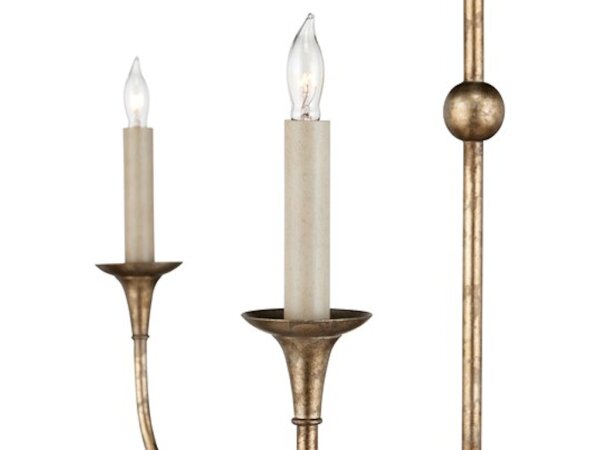 Nottaway Two-Tier Bronze Chandelier - Image 3