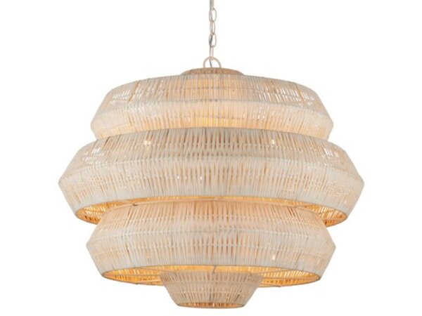 Antibes Medium White Chandelier - Image 3