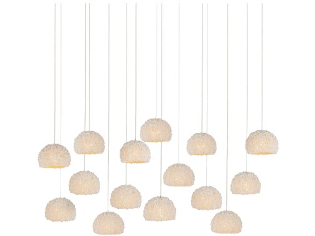 Virtu 15-Light Linear Multi-Drop Pendant
