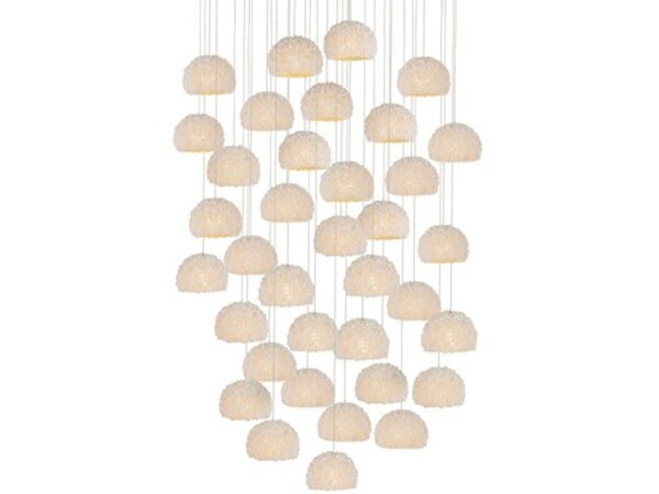 Virtu 36-Light Round Multi-Drop Pendant