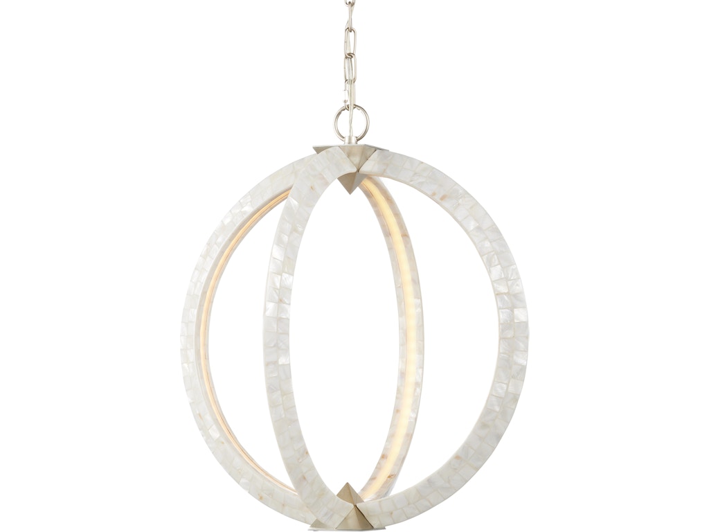 Arietta White Orb Chandelier