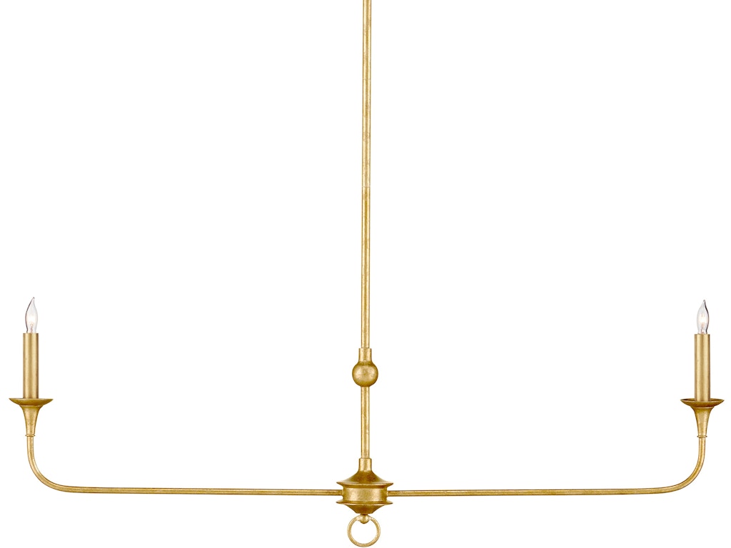 Nottaway Linear Gold Chandelier