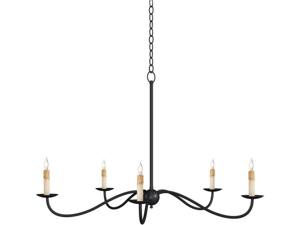 Saxon Small Black Chandelier