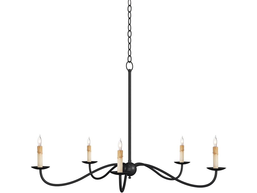 Saxon Small Black Chandelier