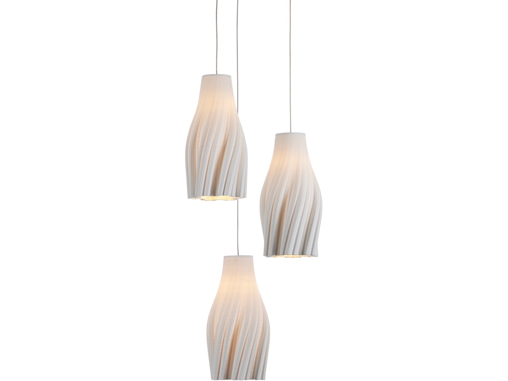 Posh 3-Light Round Multi-Drop Pendant