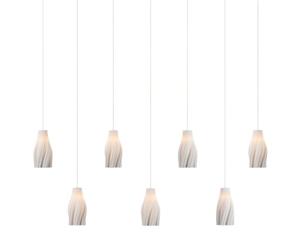 Posh 7-Light Linear Multi-Drop Pendant