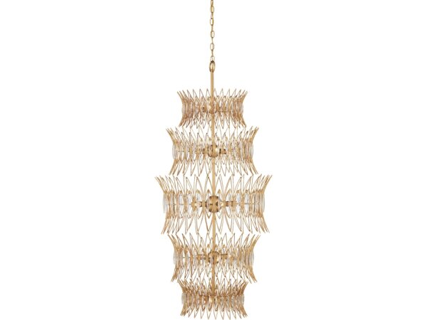 Marquise Large Gold Chandelier