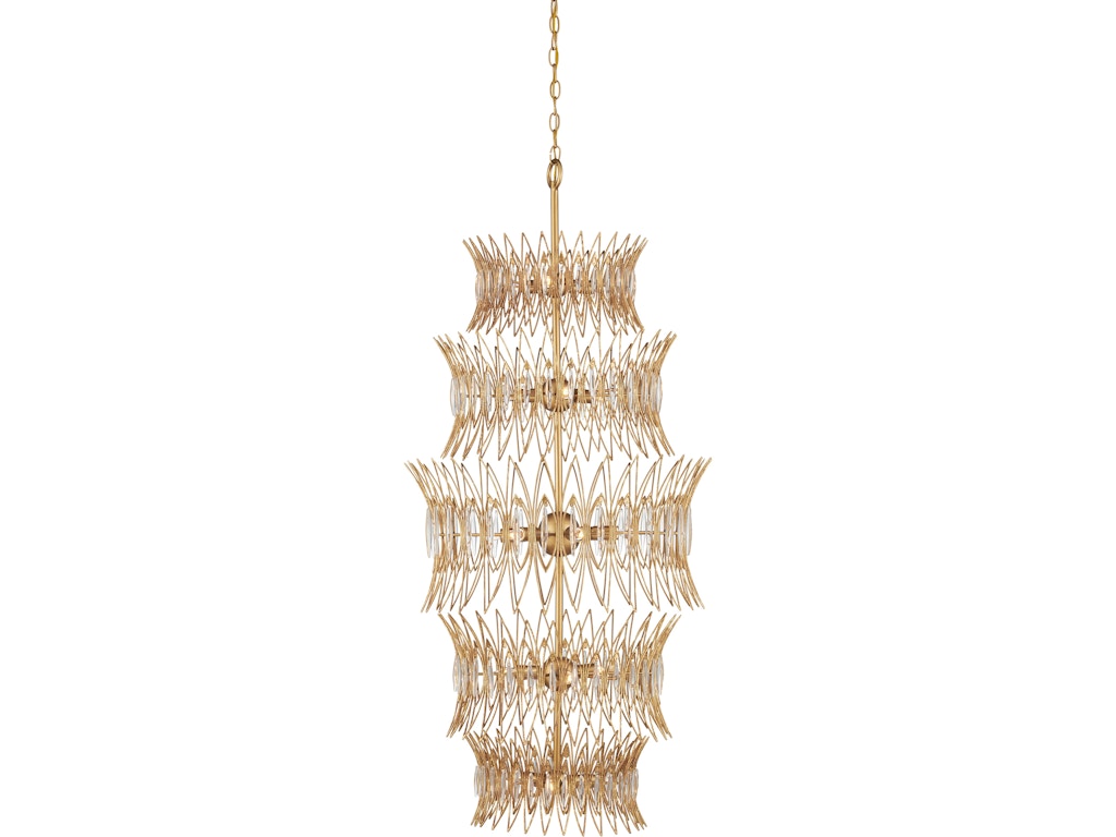 Marquise Large Gold Chandelier