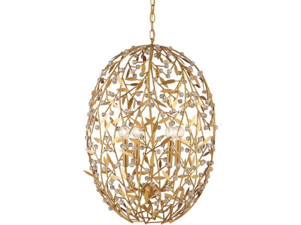 Secret Garden Gold Chandelier