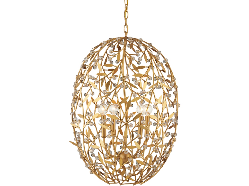 Secret Garden Gold Chandelier