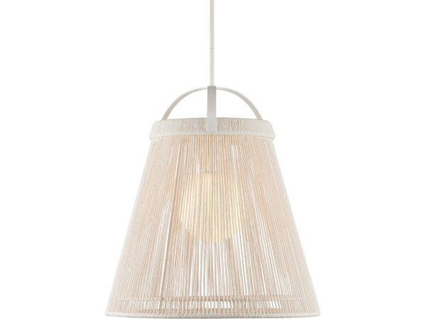 Parnell Medium White Pendant